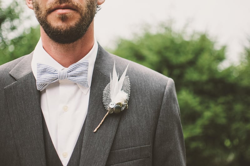 Vintage Nature-Inspired Suit